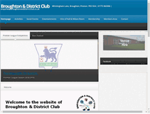 Tablet Screenshot of broughtonanddistrictclub.co.uk